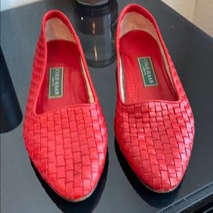 Cole Haan Dunbar red flats vintage 90’s size 10